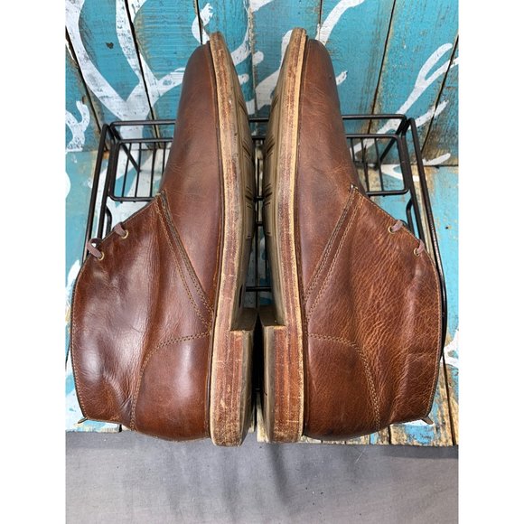 Cole Haan Grand.OS Mens size 12M Brown Leather Chukka Desert Ankle Boots C24298 - Picture 7 of 10